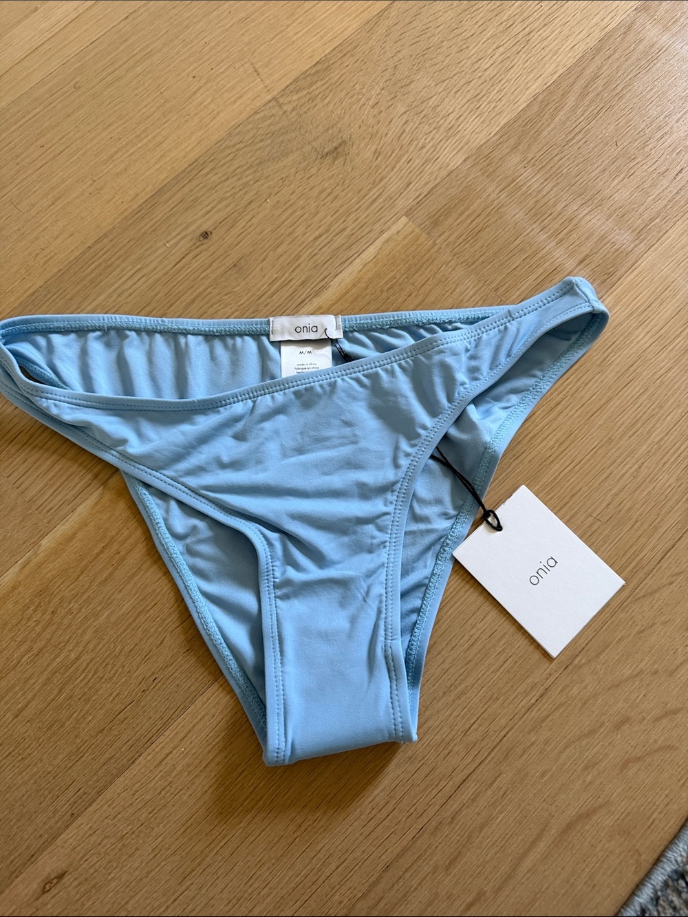 Onia Ashley Sky Blue Bikini Bottom